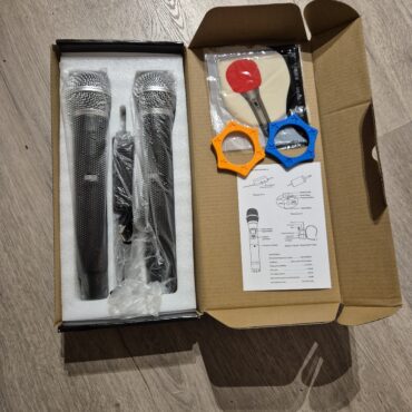 Set draadloze microfoons voor o.a. JBL partybox
